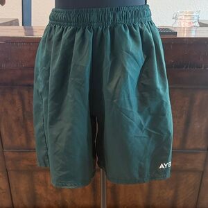 AYBL  Core 7” Men's Dark Green Athletic Shorts